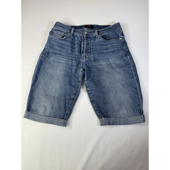Seven for all Mankind 7 Jean Shorts Size 27 - Picture 1 of 10